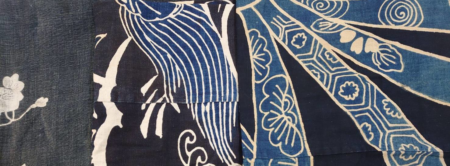 【古布処分】藍染などの古布をリサイクル店に持ち込んではいけない理由【藍染処分】｜古布（縮緬・更紗）販売／細工物教室／書道具・骨董・着物買取